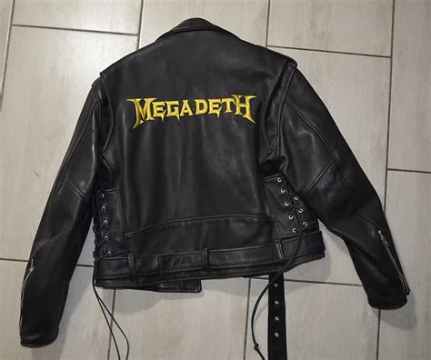 dave mustaine replica leather jacket|what happened to dave mustaine.